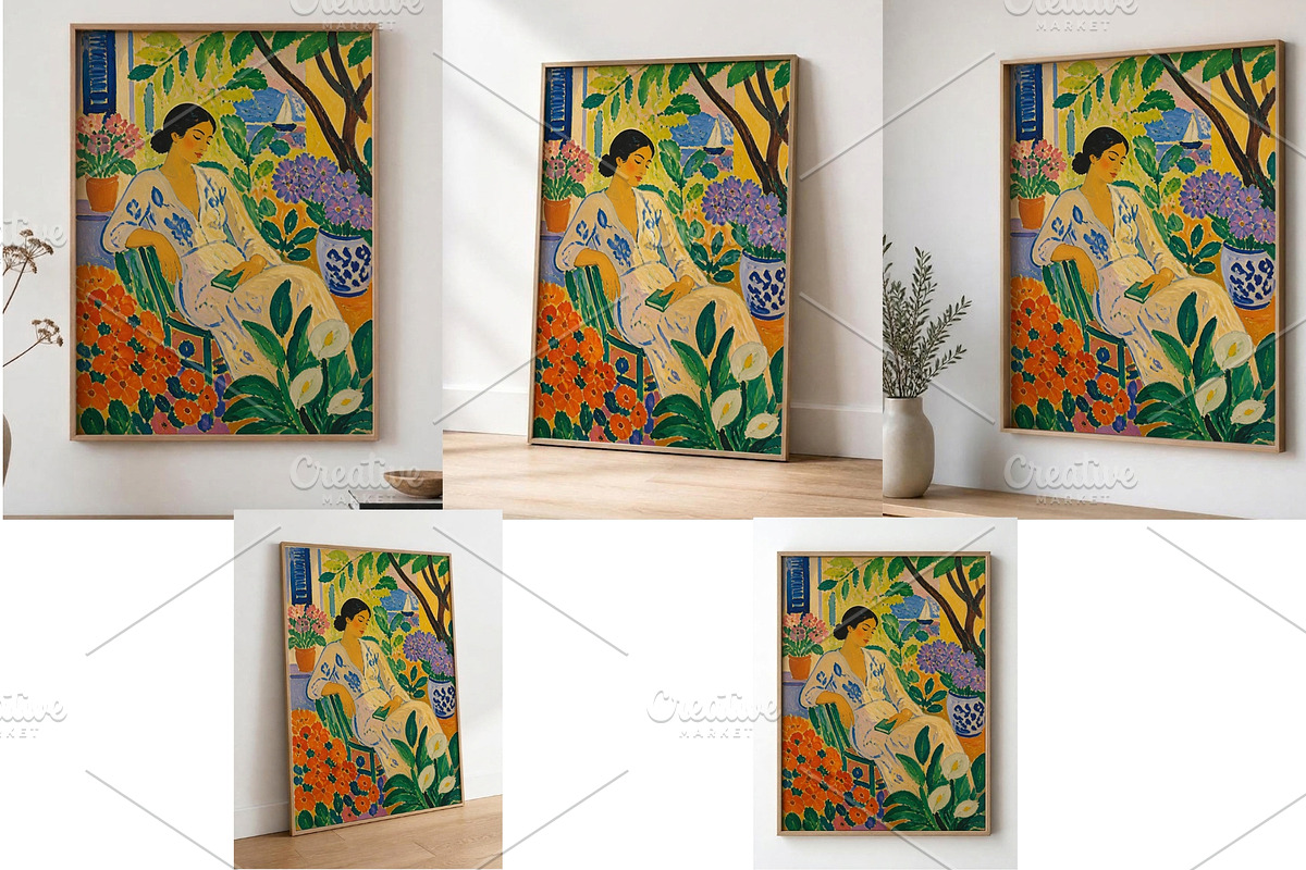 Matisse Inspired Floral Woman Poster, an Arts & Entertainment Photo by elif (Photo 4 of 4)