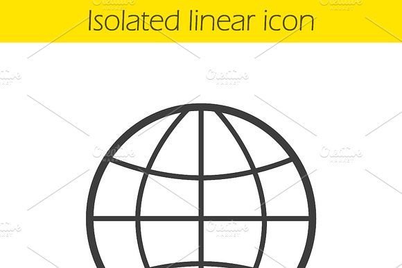 Globe Icon. Vector