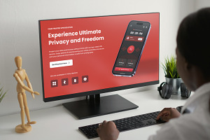 Phantom - VPN Proxy Landing Page V1