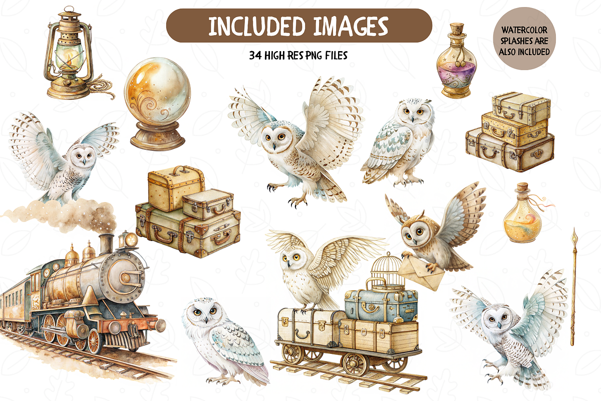 Wizard School Clipart Bundle, an Illustration by TatiMockup (Photo 3 of 4)