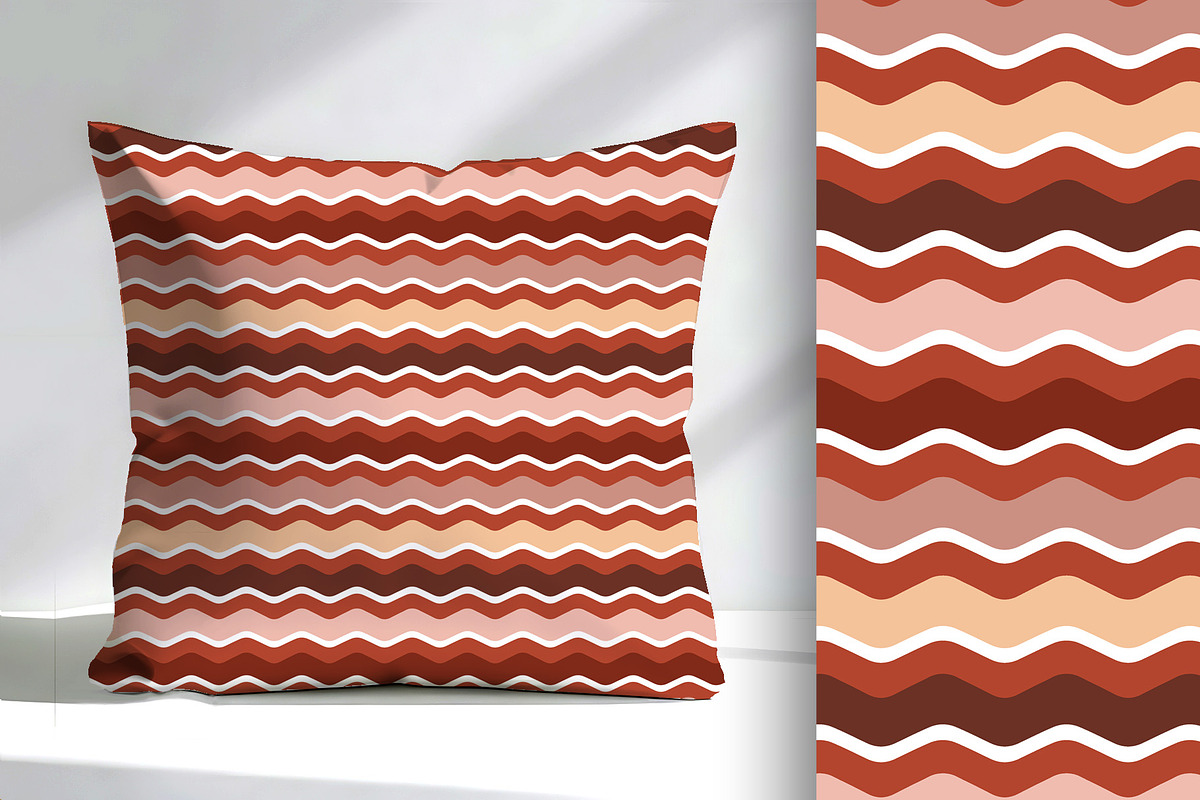 Sporty Fall Stripe Seamless Pattern, a Pattern Graphic by Sharon Schwalbe (Photo 2 of 4)