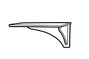 Wall Shelf Bracket Vector Bundle, an Illustration by Gaye Art (Thumbnail 24 of 51)