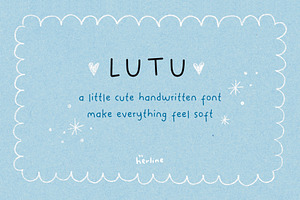 LUTU - Handwritten Font