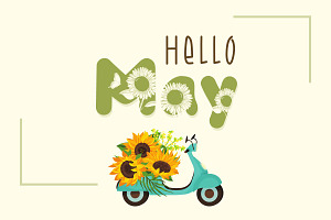 Sunflower Display Font