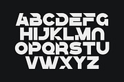 Komata – Bold Geometric Display Font, a Sans Serif Font by Artiveko (Thumbnail 2 of 8)