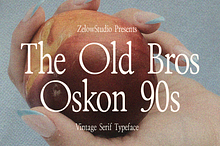 The Old Bros Oskon 90s Vintage Serif