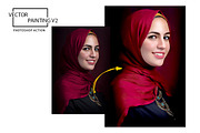 Vector Painting V2 Photoshop Actions, an Action Add-On by Jacpot007 (Thumbnail 2 of 3)