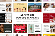 40 Website Popups Template, a Design Template by wekreatif (Thumbnail 1 of 5)