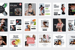 Fitness Emails 30 Canva Templates