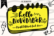 Hello November Font Duo, a Script Font by theinkaffair (Thumbnail 1 of 11)