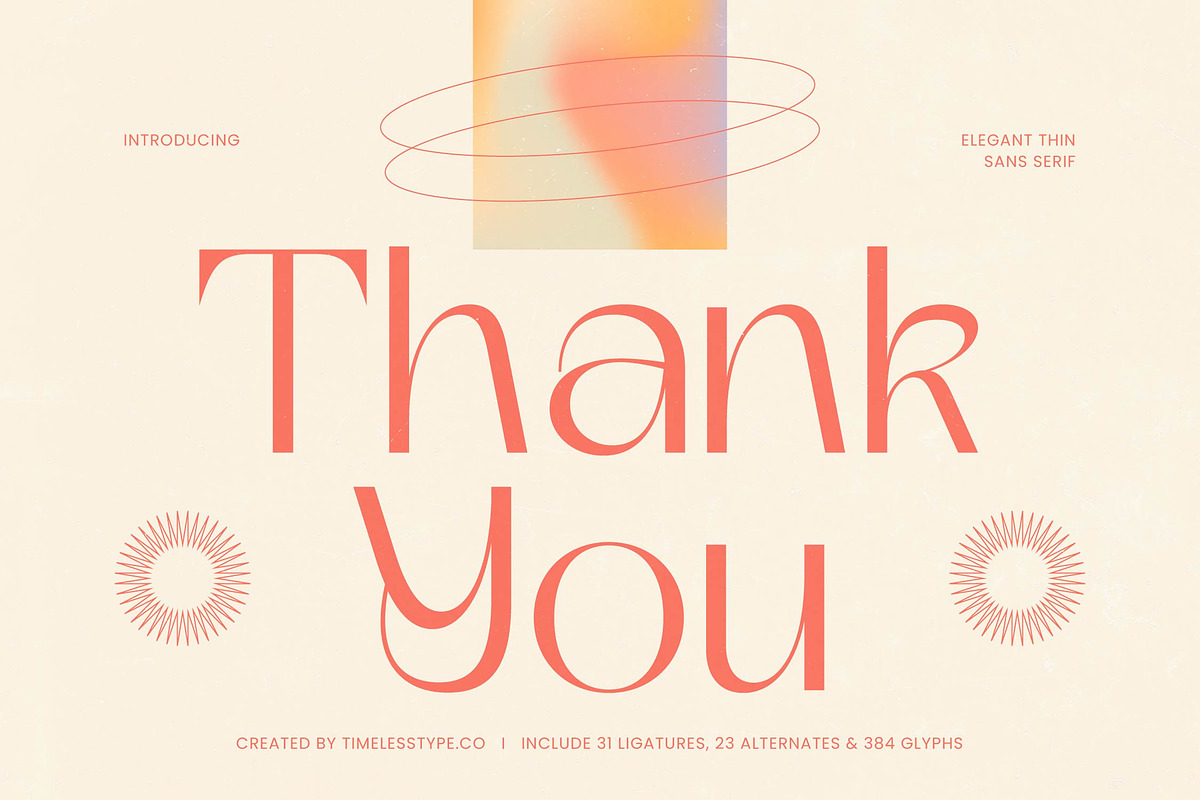 Smyth Kelagon Elegant Thin Sans, a Sans Serif Font by timelesstype.co (Photo 20 of 20)