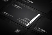 Sleek & Clean Business Card, a Business Card Template by Divergent Studio (Thumbnail 2 of 3)