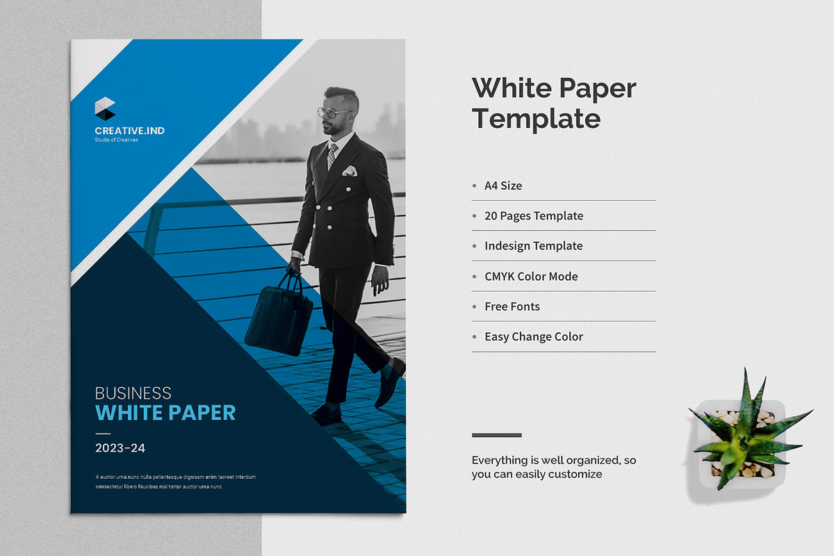 White Paper Template, a Brochure Template by ArtisticLand (Photo 1 of 8)