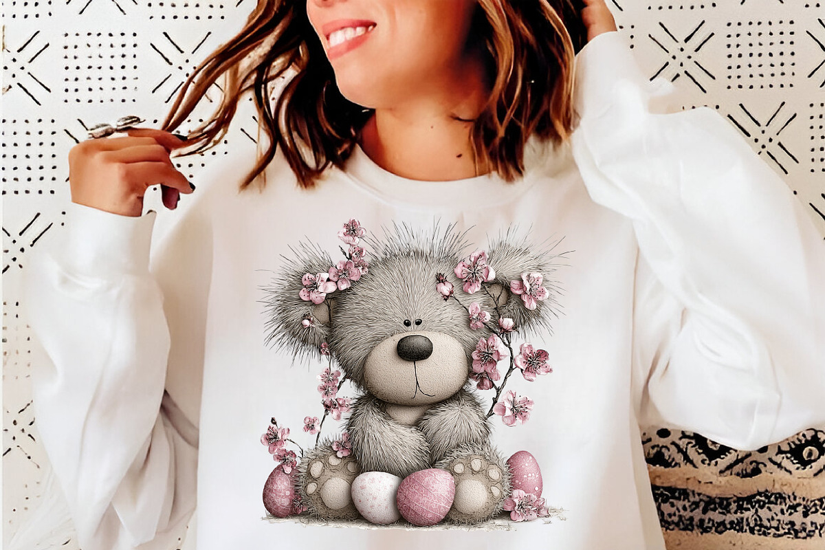 Whimsical easter teddy bear clipart, an Illustration by SinaCreation (Photo 6 of 11)
