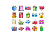 Colorful gift boxes and presents for, an Object Graphic by pikepicture (Thumbnail 1 of 3)