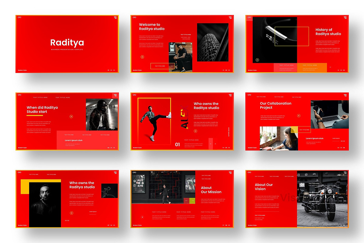 Raditya – Business PowerPoint, a Presentation Template by Dens Creative Studio (Photo 2 of 6)