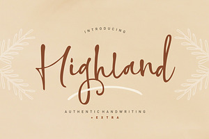 Highland Script Extra