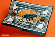 manufacture font collection, a Font by Tegh co. (Thumbnail 4 of 13)