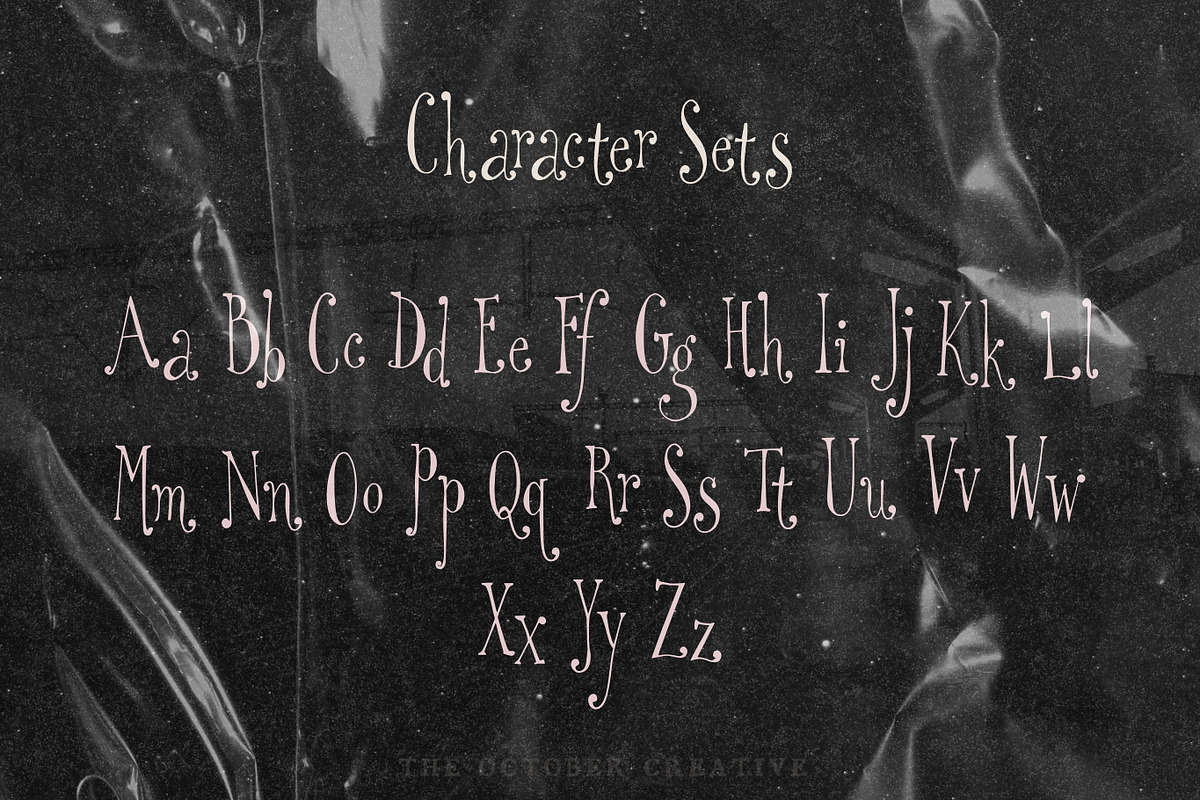 Odd Little Lady Quirky Serif Font, a Serif Font by The October Creative (Photo 3 of 8)