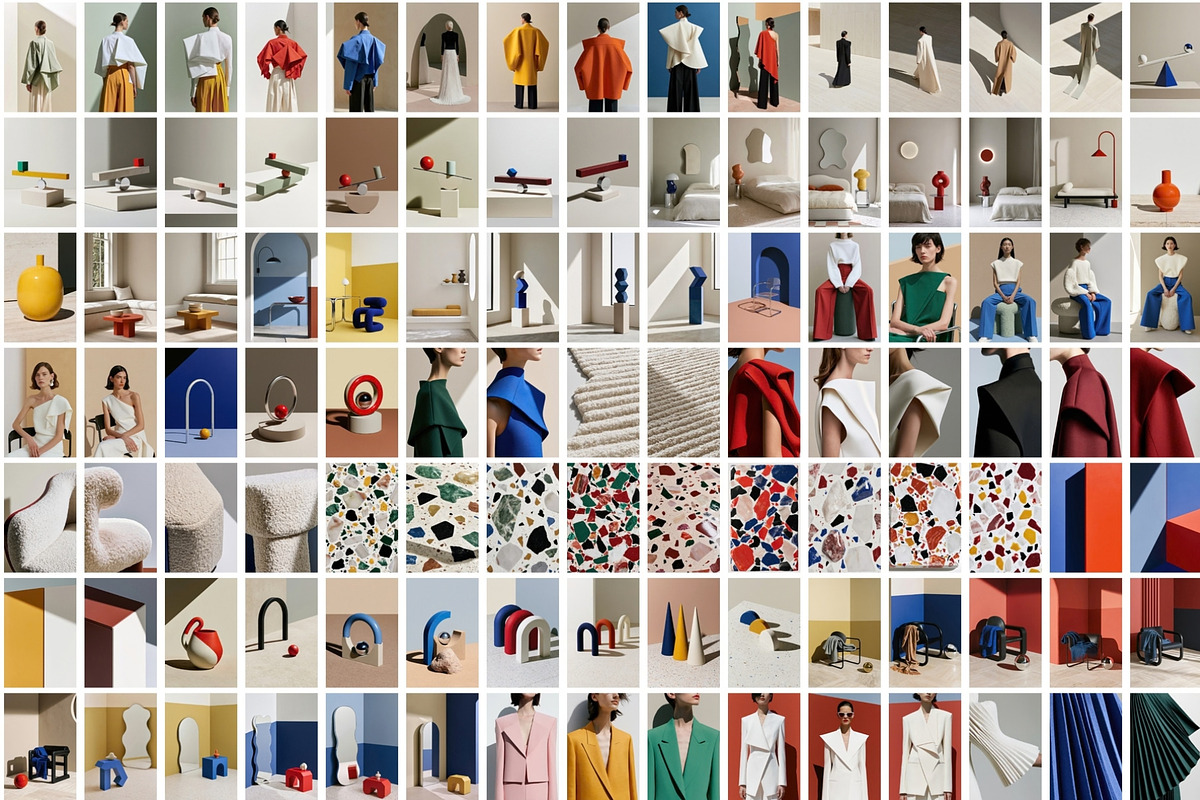 Bauhaus Primary Colors Stock Photos, a Beauty & Fashion Photo by Tale.Haus (Photo 16 of 19)