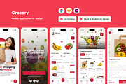 Shopyu - Grocery Mobile App, an App Template by twinstd (Thumbnail 1 of 5)