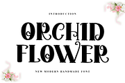 Orchid Flower, a Script Font by FreshTypeINK (Thumbnail 1 of 8)