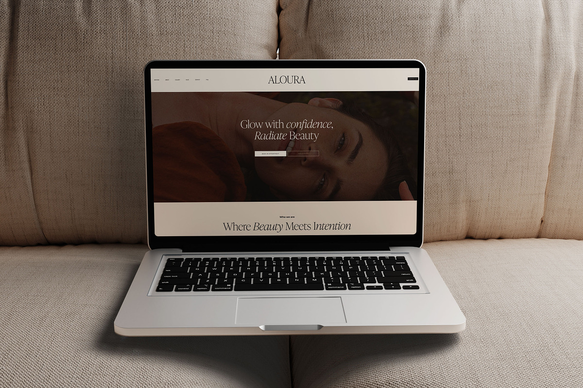 Squarespace Template for Skincare, a Squarespace Template by ItsDianaDesign (Photo 2 of 6)