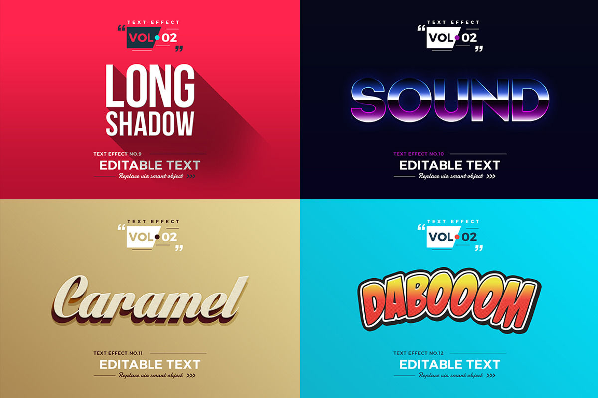 Photoshop Text Effects Volume 2, a Layer Style Add-On by Marvel (Photo 1 of 10)