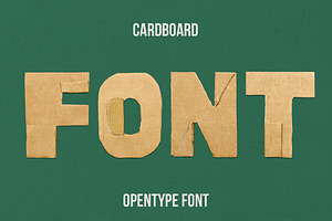 Cardboard Font