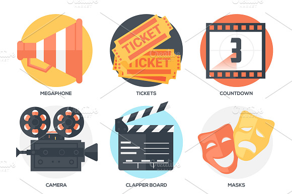 18 Cinema Icons And Poster
