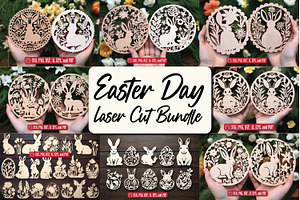 Easter Day Laser Cut SVG Bundle
