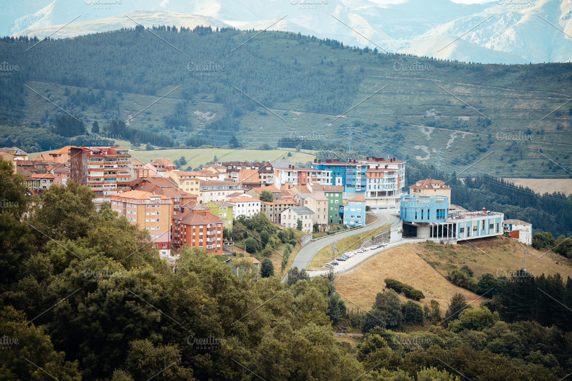 Asturias Mountain Village View, an Architecture Photo by SkyNext