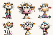 Quirky Funny Animals Clipart, an Animal Illustration by Design Scotch (Thumbnail 4 of 8)