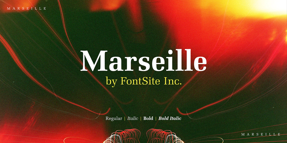 Marseille, a Serif Font by FontSite Inc.