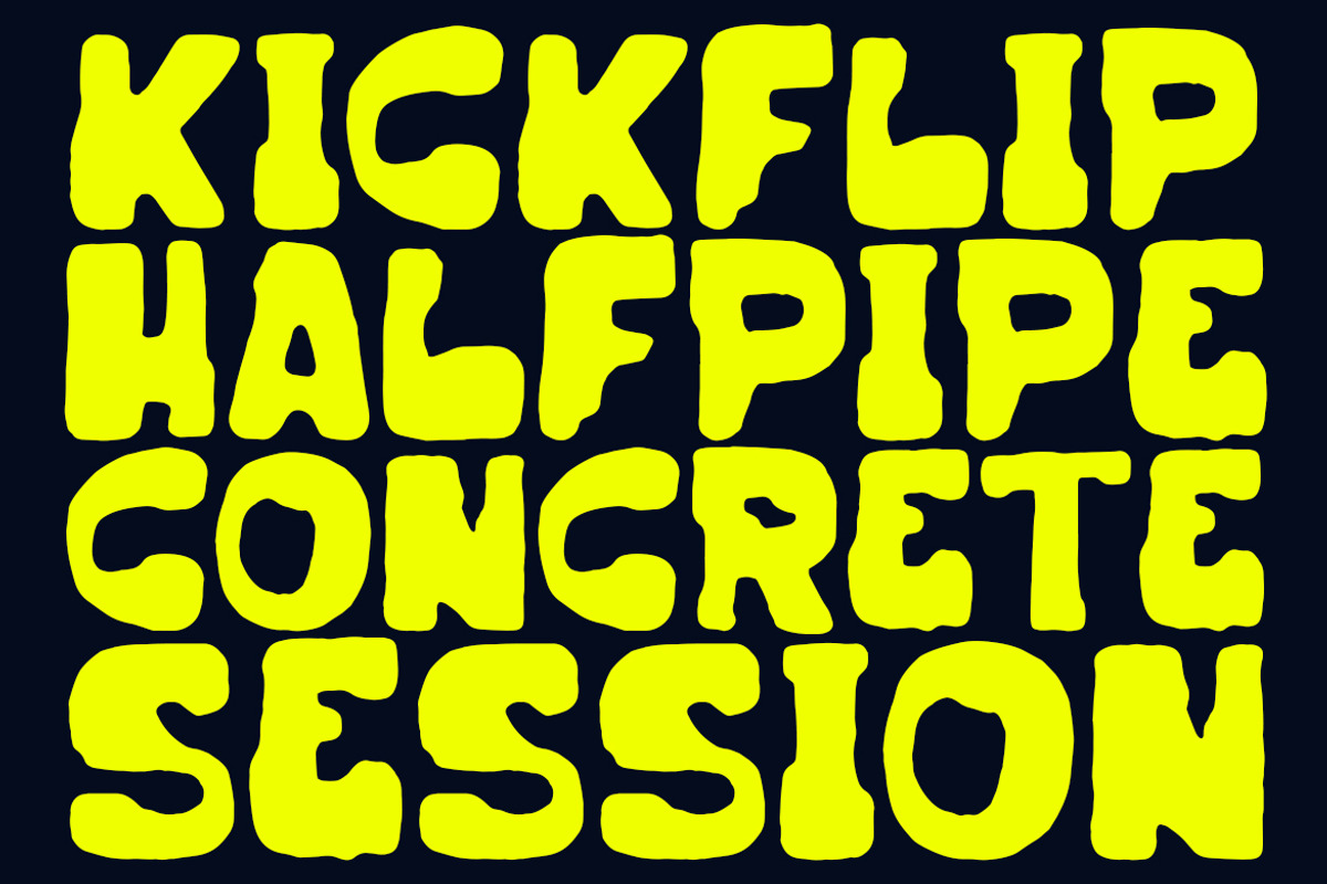 Groovy Madness - Display Font, a Handwritten Font by GroovyFontCo (Photo 2 of 7)