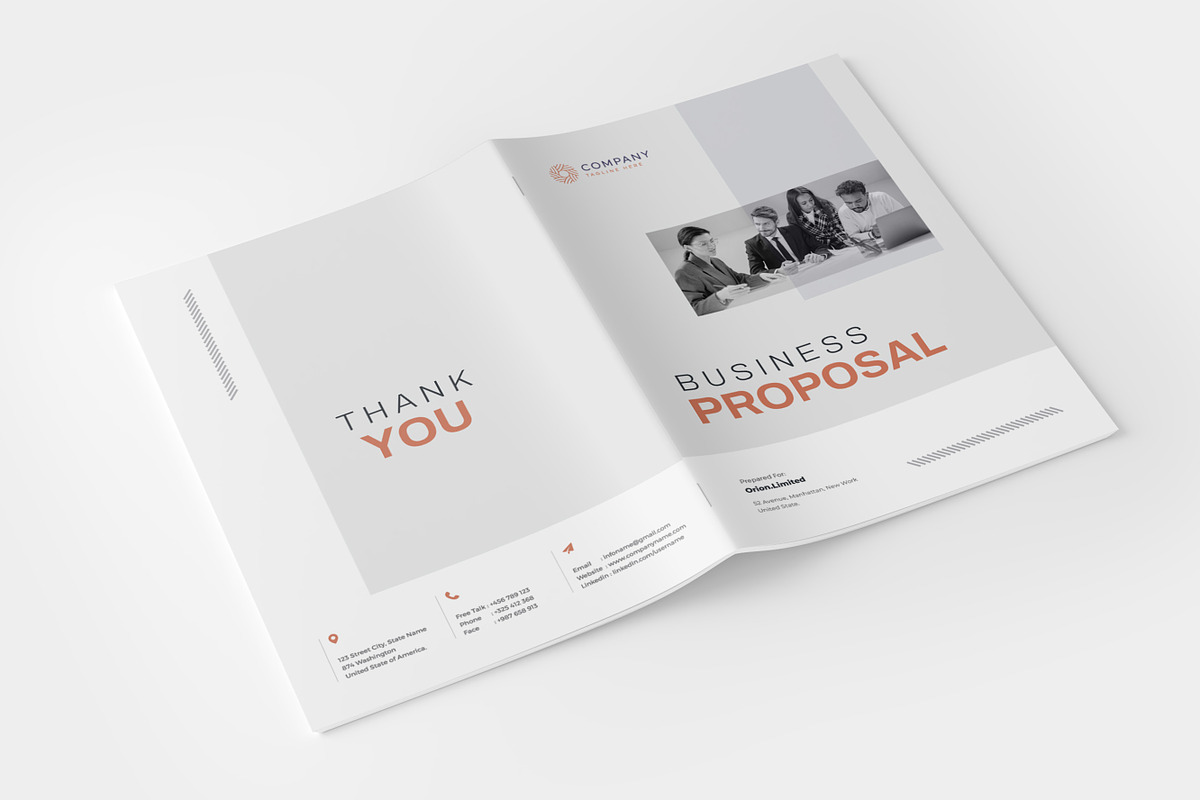 Business Proposal Template | MS Word, a Brochure Template by Niofix (Photo 6 of 6)