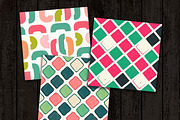Pink and Green Digital Paper, a Pattern Graphic by Design Scotch (Thumbnail 4 of 8)