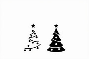 Cozy Holiday Tree Silhouette Designs, an Illustration by Gaye Art (Thumbnail 9 of 21)