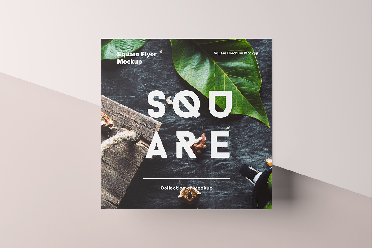 Square Flyer Mock-up, an Advertising Mockup by Yogurt86 (Photo 5 of 11)