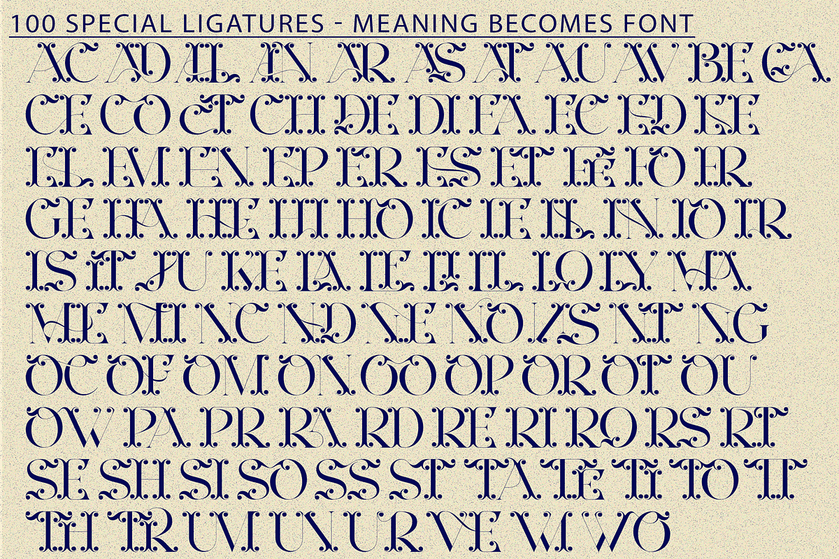 MEANING BECOMES - ELEGANT FONT, a Serif Font by 177Studio (Photo 7 of 8)