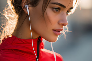 Focused young woman in sportswear, a Sports & Recreation Photo by MistyDay