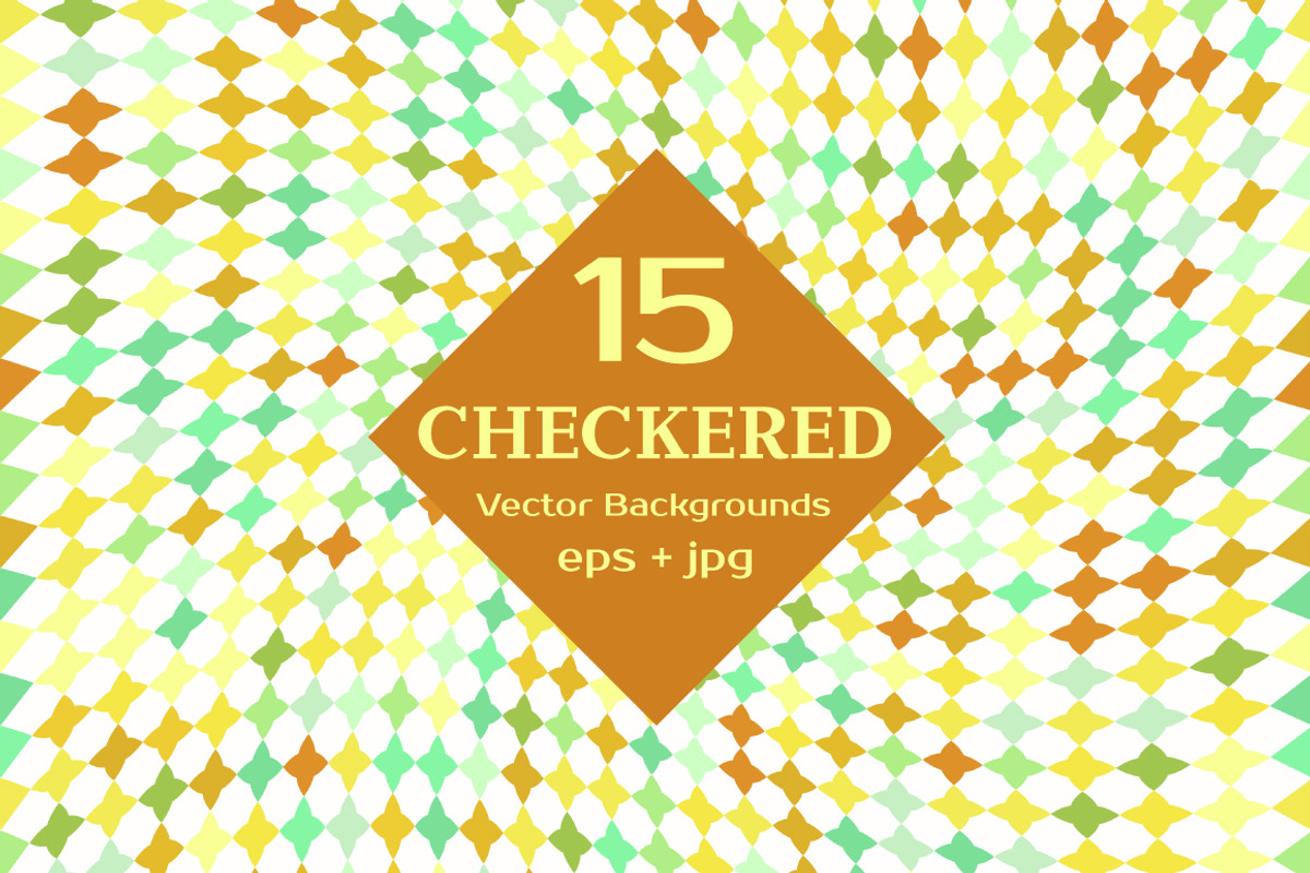 CHECKERED Vector Backgrounds, a Texture Graphic by ekaart (Photo 4 of 7)