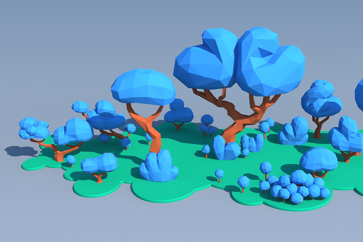 Trees And Bushes, an Environmental 3D Model by Saintpix (Photo 5 of 35)