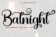 Batnight, a Font by FreshTypeINK (Thumbnail 1 of 8)