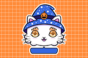 Catween - Halloween Cats Vector Set, a Decorative Illustration by Candy Horror Shop (Thumbnail 4 of 4)