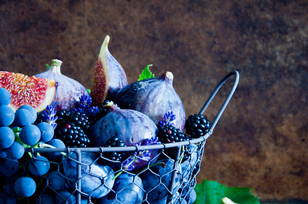 Fresh organic figs grapes prunes stock photo containing agriculture and autumn
