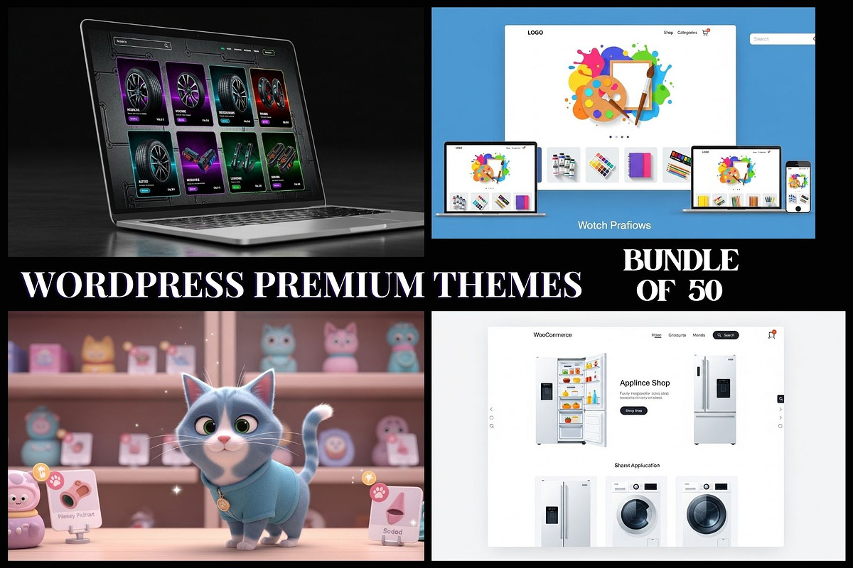 WooCommerce wordpress Themes 50+