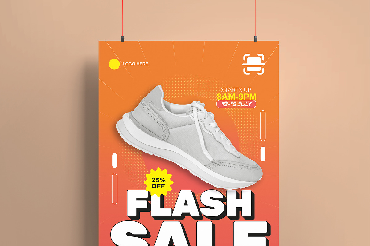 Fashion Sale Poster, a Flyer Template by MightyDesign (Photo 2 of 8)