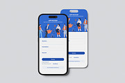 High Quality App Mockup, an iPhone Mockup by swsi-studio (Thumbnail 4 of 5)