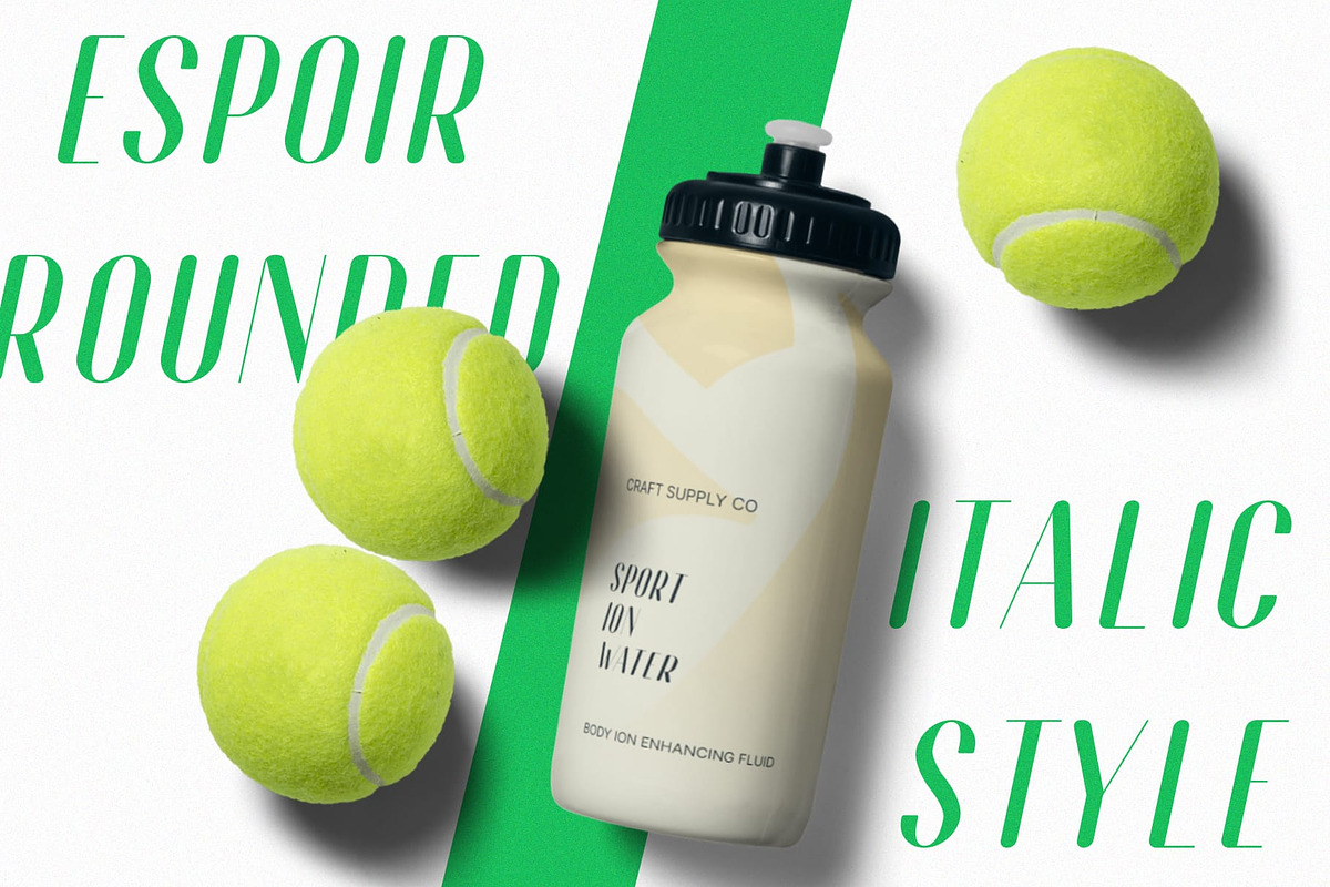 Espoir Rounded, a Sans Serif Font by Craft Supply Co. (Photo 7 of 8)